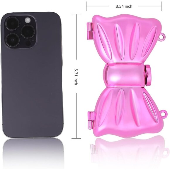 Charming Mini Bow Crossbody Bag - Perfect Gift for Young Girls Aged 3-12 - Picture 9 of 9